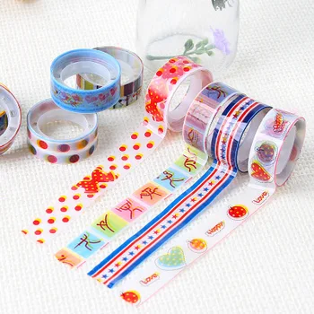 5 ks/veľa DIY plavidlá han edition farebný sen super krásne kreslené pásky malé pásky lepiaca páska