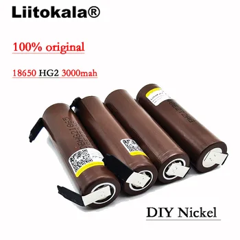 5 ks / veľa Liitokala nové 18650HG2 HG2 18650 3000 mAh batérie 3.6 V, vypúšťanie 20A, určených Pre LG + DIY Nikel batérie