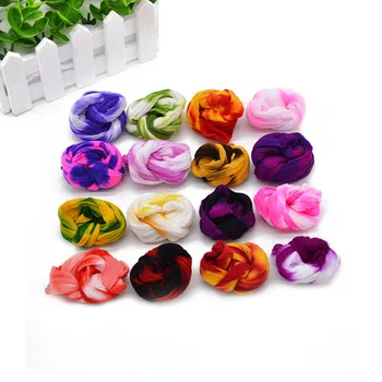 5 ks/veľa Multicolor Umelé Kvety Nylon Skladovanie Materiálu Príslušenstvo Svadobné Ručné DIY Veniec Dodávky Nylon Kvet