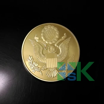 5 ks/veľa, slobodné murárstvo mince Slobodomurárstva symboly série s all-vidí oko AMERICKÝ Dolár Slobodomurárstva mince s Pyramídy pozlátené mince