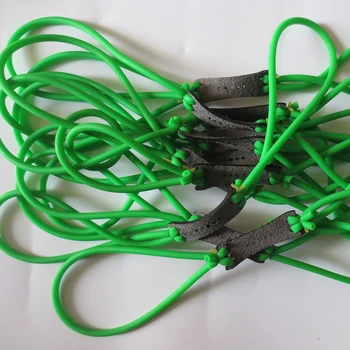 5 kusov gumy Zelený Prírodný Latex Náhradné gumičky Trubice pre Outdoor, Lov Prak Katapult gumy Prak šľachy