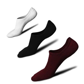 5 Párov Mužov Hrubšie Loď Ponožka Udržať v Teple Non-slip Neviditeľné Farbou Mužov Ponožky Zimné Pohodlné Bavlnené Ponožky, Papuče Meias