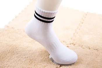 5 párov / veľa Deti Ponožky Jar & Jeseň Prúžok Vysoko Kvalitnej Bavlny Značky študent Deti Ponožky 4-12 Rok Baby Chlapci Ponožky