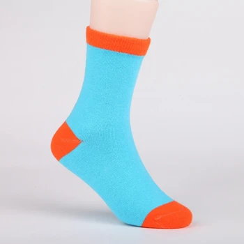 5 párov / veľa deti ponožky Jar&jeseň Krásne Candy stripe čistá farebná bavlna chlapci dievčatá ponožky ponožky s 1-9 rok chidren ponožky