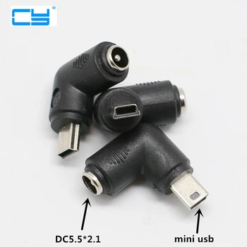 5 V DC 5.5*2.1 milimetros Napájací Konektor USB tipo c-5,5 mm * 2.1 mm direito mini usb, micro usb, dc adaptador de conector de alimentaca