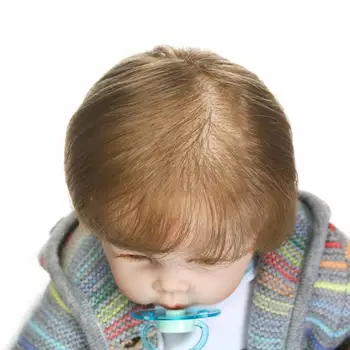 50 cm Mäkké Silikónové Reborn Bábiky prirodzeným zobrazením Simulácie Ručné Batoľa Realistické Bábiky Baby Dievčatá Vinyl Bebe Znovuzrodené Deti Hračky
