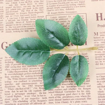 50 ks dekoratívne kvetinové zelený hodváb umelé listy domáce dekorácie listy list svadobné party arch vintage dodávky