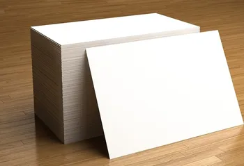 50 Listov Obyčajný baliaci papier Kraft 300gsm Hrubý Papier Prázdne Off White Black Kartón Remeselných Prác 100*150mm