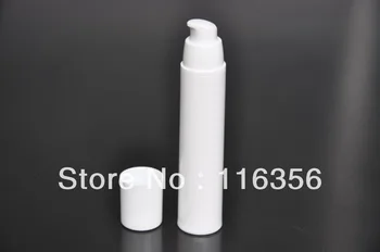 50 ML bieleho airless vákuové čerpadlo lotion fľašu používa na Kozmetické Balík