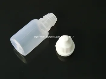 500 Ks Prenosné Užitočné Nástroje Prázdne Plastové Stlačiteľný Kvapkadla Fľaše Kvapaliny Kvapkadla Vzorky 8ml Priesvitné