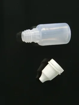 500 Ks Prenosné Užitočné Nástroje Prázdne Plastové Stlačiteľný Kvapkadla Fľaše Kvapaliny Kvapkadla Vzorky 8ml Priesvitné
