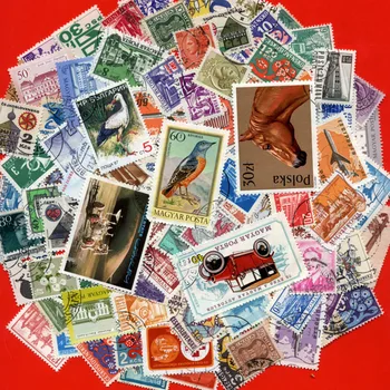 500 Kusov Dobrom Stave Používané S Post Známky Č Opakovať Poštových Známok Na Zber , Z mnohých Krajín