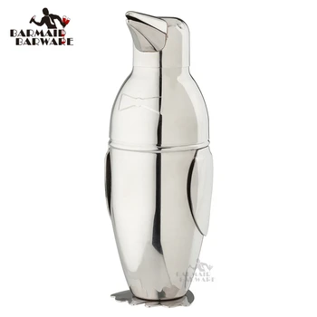 500 ml Penguin Tvorivé Shaker 304 Nerezovej Ocele Koktail Shaker Bar Shaker Boston Šejkra Bar nástroj