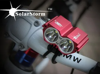 5000 Lumen 2x XML U2 LED SolarStorm Cyklistické Koleso na Bicykel Predné Svetlo na Čítanie predné svetlo Svetlomet