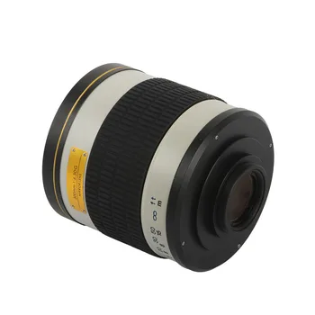500mm F/6.3 Teleobjektív Manuálne Zrkadlo Objektív + T2 Adaptér pre Canon 1200D 760D 750D 700D 600D 80D 70 D 60D 5D2 Fotoaparát DSLR