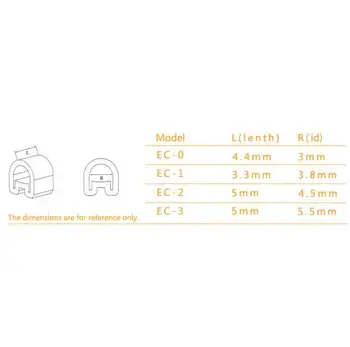 500PCS ES-2 Kábel Drôt Marker 0 až 9 Pre káble Veľkosti 4 sqmm Farebné