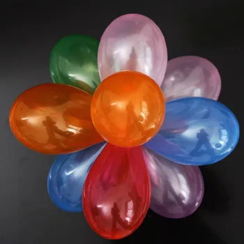 500pcs Narodeniny Dekorácie Balónikov Strany Svadobné Balóny, Dekorácie Najrôznejších Svetlé Farby, Latexové Vodou Balóny (Náhodné Farby)