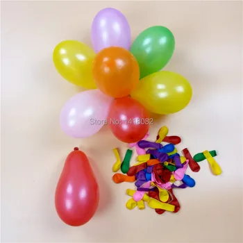 500pcs NO3 miešanie malé balóny, Nafukovacie vodné pištole sa môžu zamerať na malé apple loptu hračka balón Horúce !