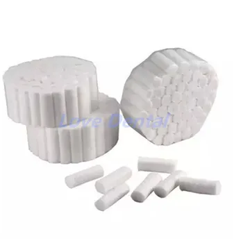 500PCS Zubolekárske Jednorazové Bavlna Kotúčoch Dentálne Materiály Hemostázu Bavlna Roll