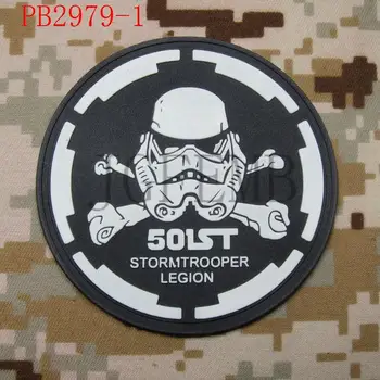 501st stormtrooper légie LOGO Taktické Morálku 3D PVC patch