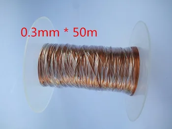 50m Magnet Drôtu 0,5 mm Smaltovaný Medený Drôt Magnetické Coil Winding QA-1-155