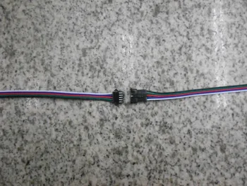 50Pairs 5 pin SM JST RGBW Konektor S Samec/samica konektor 2 x 15 cm Drôtené káblové doprava Zadarmo