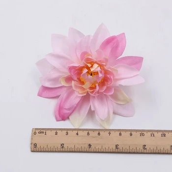 50pcs 10 cm Kvitne Dahlia Pivónia Umelé Kvety Pre Diy Veniec Svadobné Domáce Dekorácie Garland Darček Needleworkwork Kvety