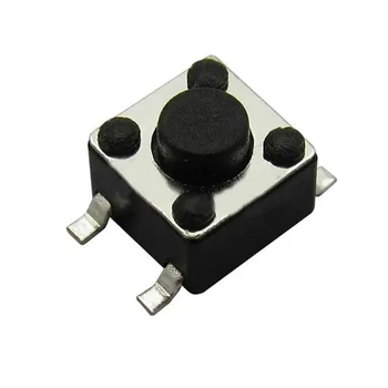 50pcs 4.5*4.5*3.8 mm patch tlačidlo prepnúť tlačidlo prepnúť micro switch pre elektrické zariadenia elektrické príslušenstvo