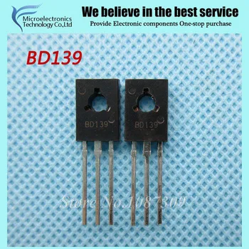 50pcs doprava zadarmo BD139 BD140 D139 D140 Každý 25pcs NA-126 NPN 1,5 A 80V NPN zariadenie na epitaxiálny Triode Tranzistor nové