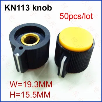 50PCS KN113 gombík medené jadro 6mm pre potenciometer