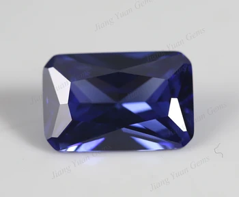 50Pcs Octangle Tvar 5A+ Modrá Farba CZ Kameň 3x5-10x12mm Syntetické Drahokamy Cubic Zirconia Pre Šperky