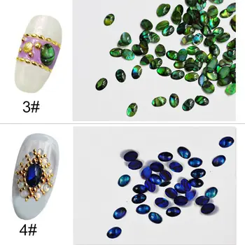 50pcs za farbu nové módne najhorúcejšie Japonsko a Kórea Štýl živice shell, akryl zrno drahokamu kameň pre nail art make-up
