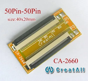 50pin 0,5 mm FFC FPC konektor, plochý flexibilný kábel predlžovací adaptér doska FFC adaptér pracka