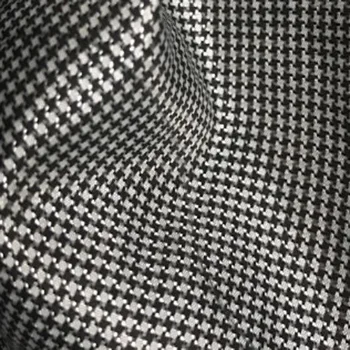 50x140cm Classic Black & White Vzor Polyester Podšívka Textílie Pre DIY šitie Žakárové Tkaniny, Odevy, Obloženie
