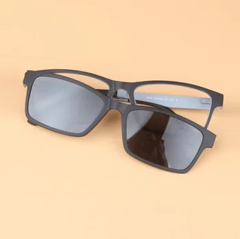 54-16-140 Plastové krátkozrakosť okuliare rám magnet zrkadlo svetlé polarizované slnečné okuliare, rám muž famle klip 2076 mužov a žien