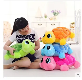 55 cm veľké farebné korytnačka plyšové hračky korytnačka bábika hodiť vankúš ,hračky darček t8859