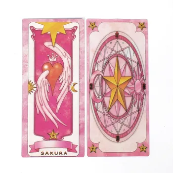 55pcs Anime Cosplay Card Captor Sakura KINOMOTO Clow Karty Tarot