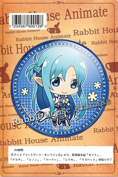 58MM Anime Odznak Sword Art Online II Yuuki Asuna Kirigaya Kazuto Keiko Zbraň Gale SAO Pin Cosplay BROŠŇA