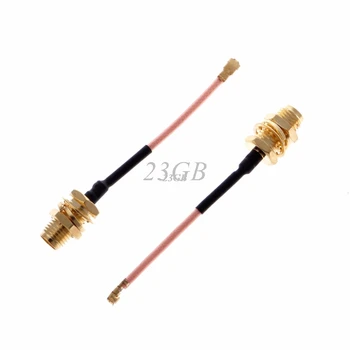 5cm RG178 Predlžovací Kábel Pozlátené RF Rovno SMA Female Jack IPEX Pigtail Konektor Kábel 5 KS/SET S18