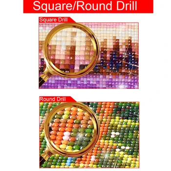 5D Plný Diy Diamond Maľovanie Mozaiky Ručné Red Bird&Hruška Kvety Cross Stitch Diamond Maľby, Výšivky, Vianočné Výzdoba