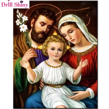5D Svätej Rodiny Obraz ručne vložené PLNÝ DIY diamond maľovanie výšivky cross stitch diamond mozaika domova plátno