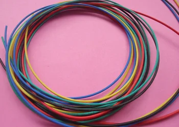 5M/veľa 3.0 mm vysoká kvalita a pohodlie teplom zmraštiteľná hadica zmenšovať pomer 2:1 pre drôt, kábel 7 farieb pre vaše vybrať