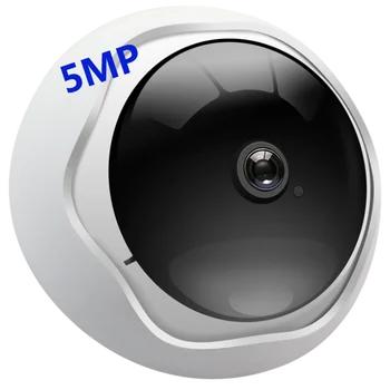 5MP XM 360 degre panoramatické Bezdrôtový Panoramatická Kamera Siete WiFi Fisheye Bezpečnostné IP Kamera Vstavaný MIKROFÓN