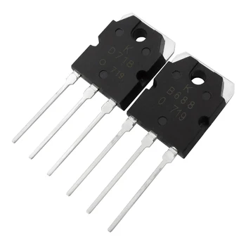 5pair 2SD718 2SB688 Tranzistor (5 x D718 + 5 x B688)