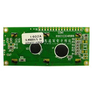 5V 1602A Dot Matrix Displej Modul Žltá LCD Displeja Modul W/ Black Podsvietenie Paralelný Port LCD1602