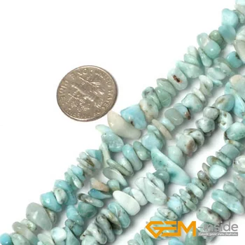 6-7mm čip tvar prírodného kameňa korálky pre šperky robiť :Kyanite,Červená Rhodonite,Turmalín,Larimar Strand 15