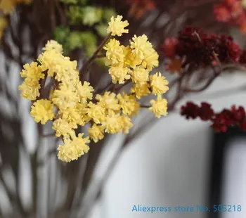 6 KS Krásne Umelé Gypsophila Plastové Kvety, Svadobné Kytice Domáce Dekorácie 5 farby k dispozícii F67