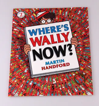6 ks veľké veľkosti A4 anglické knihy, kde Kde je Wally : Deti Pozorovanie Videnie Sa Nájsť Skladačka darček pre deti Detstva