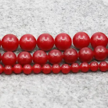 6 mm 10 mm 12 mm Príslušenstvo Červená Sardonyx Okrúhle Korálky Ženy, Dievčatá Darček Kameň DIY 15inch Ručne Vyrobené Šperky, Takže Veľkoobchod Remeslá