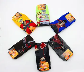 6 pair/set Roztomilé Japonskom Anime Naruto Ponožky Uzumaki Naruto Tlač Bavlna cosplay Ponožky Príslušenstvo 91804